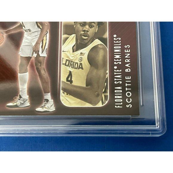 Scottie Barnes RC 2021 Chronicles Draft Picks Gala Rookies Holo #187 Graded 9.5 - Picture 7 of 8